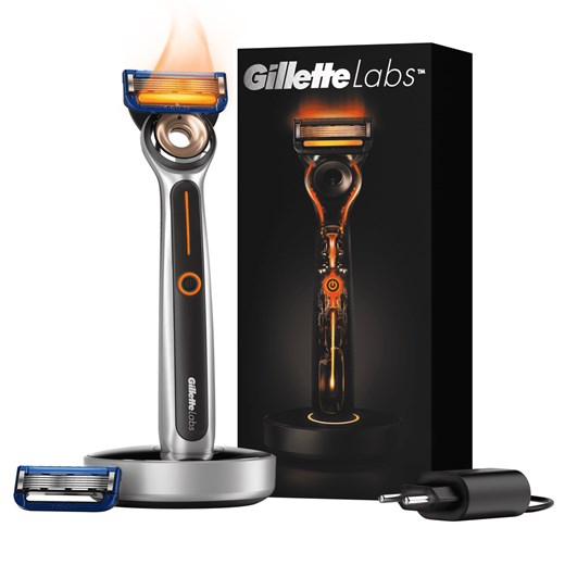 Gillette maszynka do golenia męska GilletteLabs Heated, zestaw startowy Gillette Mall