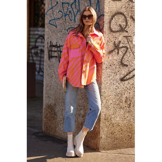 KURTKA KOSZULOWA ELECTRIC SUNSET Naoko S/M ajstyle.pl