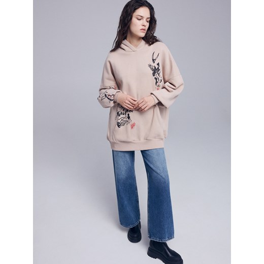Reserved - Bluza oversize - Wielobarwny Reserved L Reserved