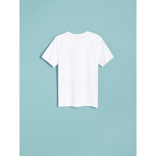 Reserved - Bawełniany t-shirt Minecraft - Biały Reserved 116 Reserved