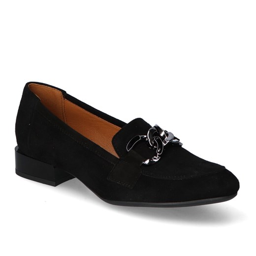Mokasyny Gamis 5099 Czarne Zamsz ze sklepu Arturo-obuwie w kategorii Mokasyny damskie - zdjęcie 132756756