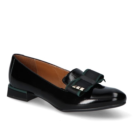 Lordsy Gamis 5318/A128+Zielony Czarne Lakier ze sklepu Arturo-obuwie w kategorii Lordsy damskie - zdjęcie 132756828