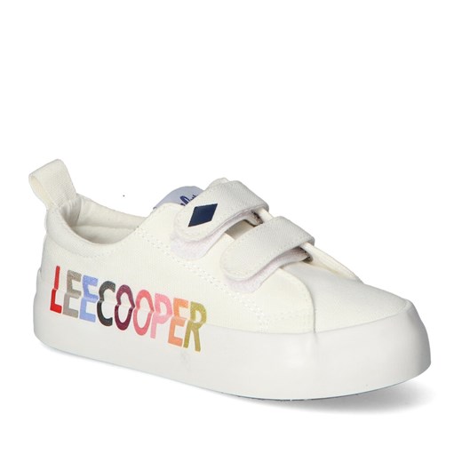 Trampki Lee Cooper LCW-22-44-0809K Białe ze sklepu Arturo-obuwie w kategorii Trampki dziecięce - zdjęcie 132757236