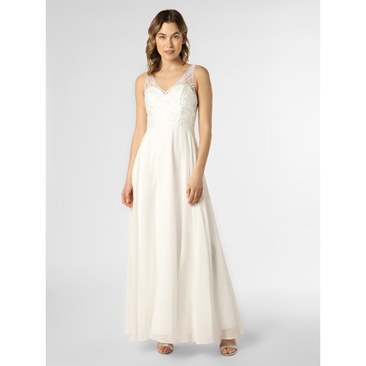 Laona - Damska sukienka wieczorowa, biały Laona 32 vangraaf