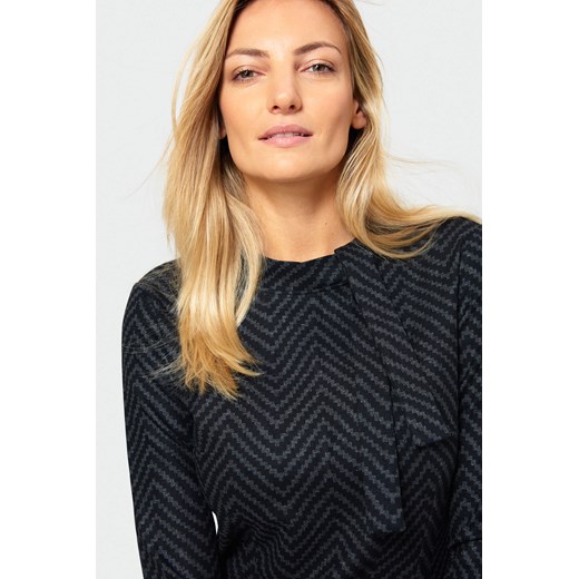 Sukienka ołówkowa w zygzaki Greenpoint 38 wyprzedaż Happy Face