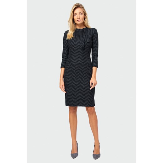 Sukienka ołówkowa w zygzaki Greenpoint 38 okazja Happy Face