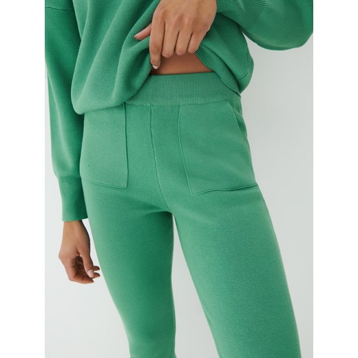 Mohito - Dzianinowe spodnie - Zielony Mohito M Mohito
