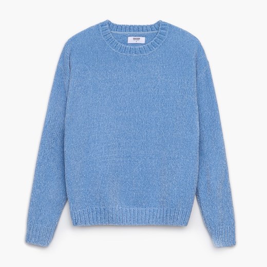Cropp - Puszysty sweter - Niebieski Cropp S wyprzedaż Cropp