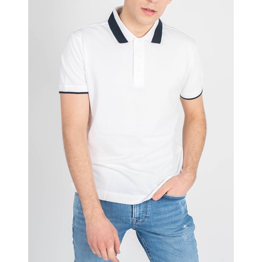 Invicta Koszulka Polo | 4452240 / U | Biały ze sklepu ubierzsie.com w kategorii T-shirty męskie - zdjęcie 132811807