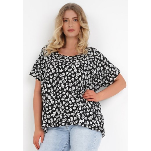 Czarna Bluzka Agarothea 2XL Born2be Odzież