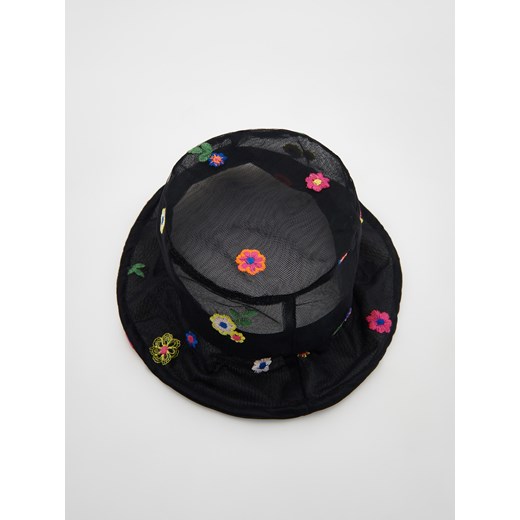 Reserved - Kapelusz bucket hat - Czarny Reserved S Reserved