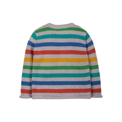 Sweter "Apex" w kolorze szarym ze wzorem Frugi 92/98 wyprzedaż Limango Polska