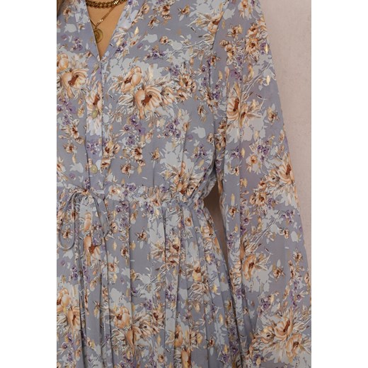 Jasnoniebieska Sukienka Galessa Renee XL Renee odzież