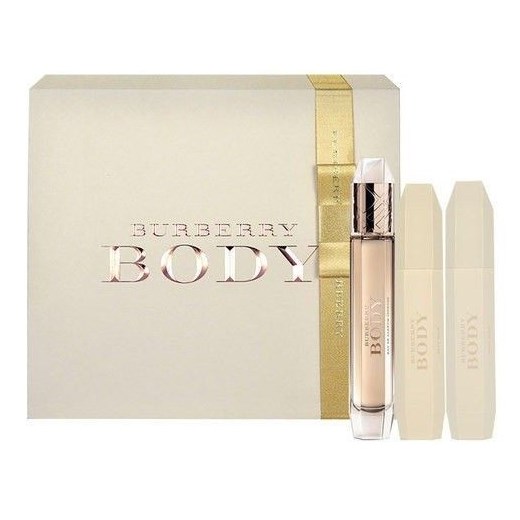 Burberry Body W Zestaw perfum Edp 85ml + 100ml Balsam + 100ml Krem pod prysznic e-glamour bezowy Body