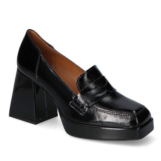 Półbuty Gamis 5365/A128 Czarne Lakier ze sklepu Arturo-obuwie w kategorii Półbuty damskie - zdjęcie 133208455