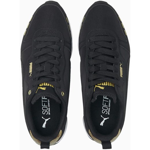 Buty sportowe damskie Puma czarne sznurowane płaskie 