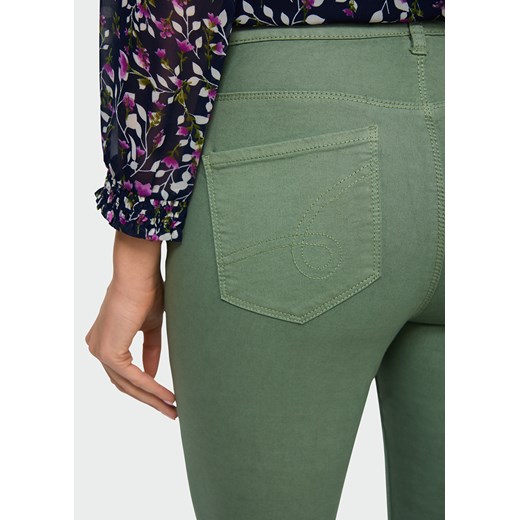 Spodnie bawełniane 7/8 zielone Greenpoint 36 Happy Face