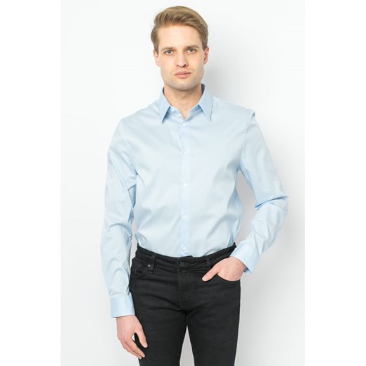 koszula męska guess m1yh20 w7zk1 błękitna ze sklepu Royal Shop w kategorii Koszule męskie - zdjęcie 133237679