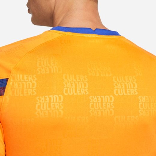 Męska przedmeczowa koszulka piłkarska z krótkim rękawem FC Barcelona Nike Nike 2XL Nike poland