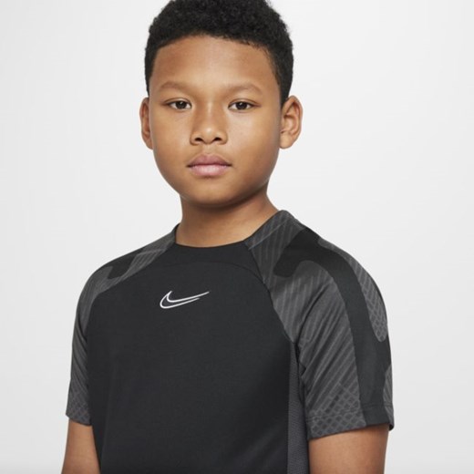 Koszulka piłkarska dla dużych dzieci Nike Dri-FIT Strike - Czerń Nike S Nike poland