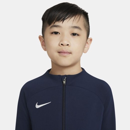 Dzianinowy dres dla małych dzieci Nike Dri-FIT Academy Pro - Niebieski Nike L Nike poland