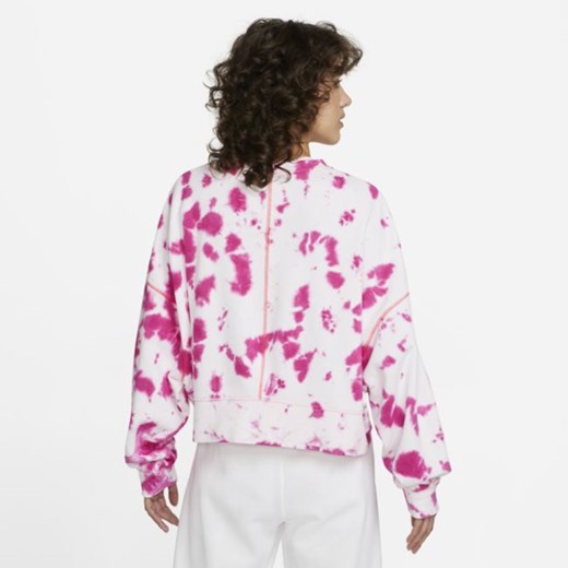 Damska bluza dresowa z dzianiny o luźnym kroju z efektem tie-dye Nike Sportswear Nike S Nike poland