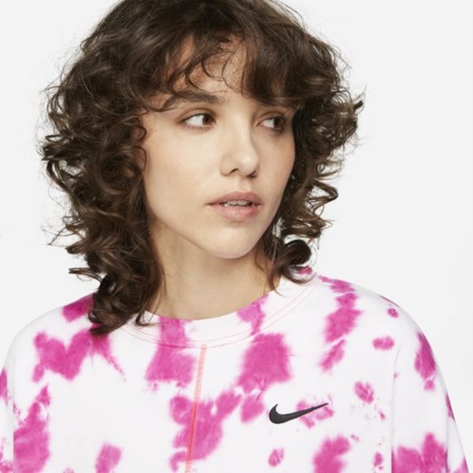 Damska bluza dresowa z dzianiny o luźnym kroju z efektem tie-dye Nike Sportswear Nike S Nike poland