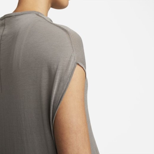 Damska koszulka bez rękawów z zabudowanym przodem Nike ESC - Szary Nike L Nike poland