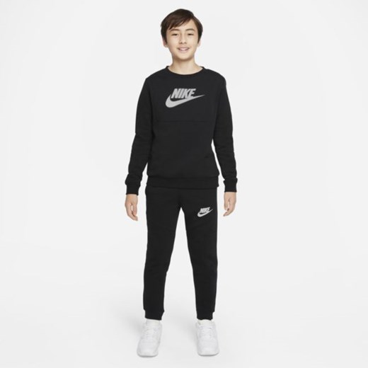 Bluza z dzianiny dla dużych dzieci (chłopców) Nike Sportswear - Czerń Nike L Nike poland