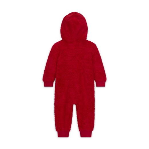 Pajacyk z zamkiem na całej długości dla niemowląt (0–9 M) - Czerwony Jordan 6-9M okazja Nike poland