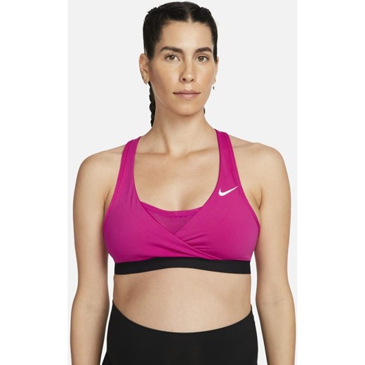 Damski ciążowy stanik sportowy z wkładkami zapewniający średnie wsparcie Nike Nike M Nike poland