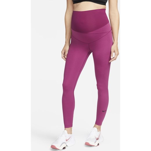 Ciążowe legginsy damskie z wysokim stanem Nike One (M) - Czerwony Nike XL Nike poland