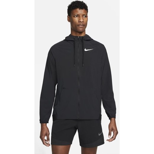 Męska kurtka treningowa z kapturem i zamkiem na całej długości Nike Pro Dri-FIT Nike L Nike poland okazja