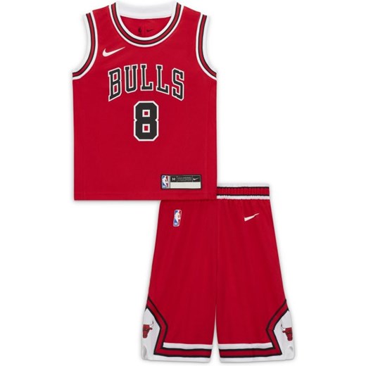 Zestaw dla małych dzieci Nike NBA Chicago Bulls - Czerwony Nike 37.5 Nike poland