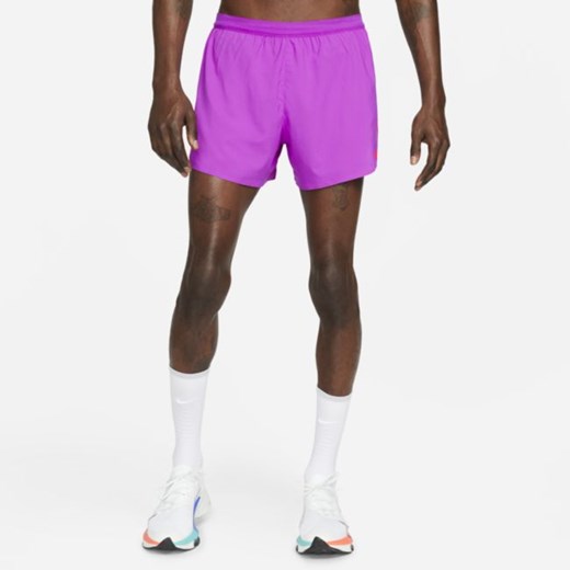 Męskie spodenki do biegania Nike AeroSwift 10 cm - Fiolet Nike 2XL Nike poland