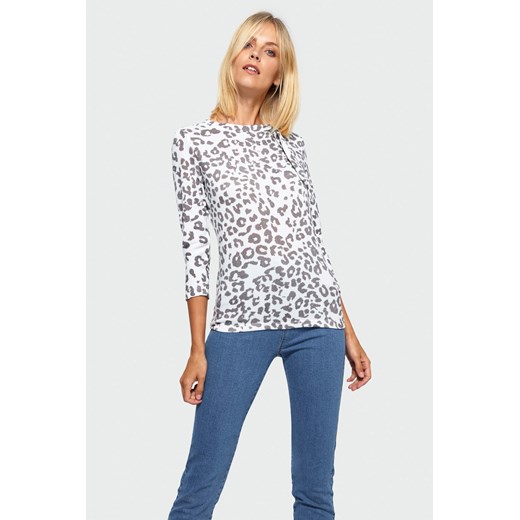 Sweter dopasowany w cętki Greenpoint 38 wyprzedaż Happy Face