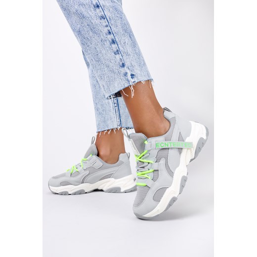 Buty sportowe damskie Casu sneakersy sznurowane na wiosnę