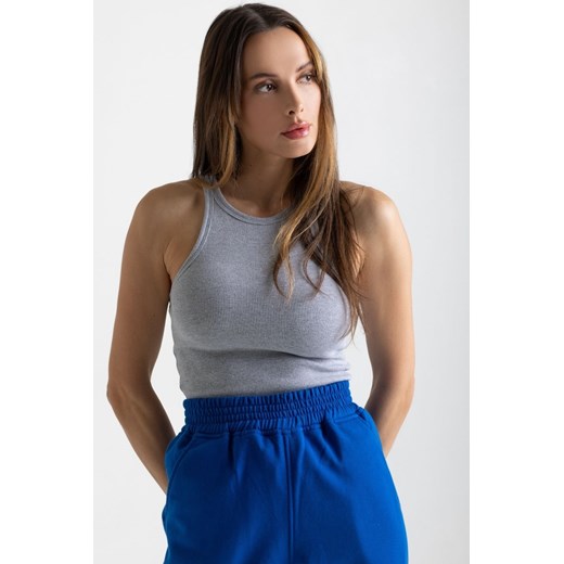 Top bokserka w prążki - szary Chiara Wear L Chiara Wear