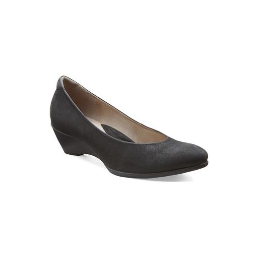 Buty na koturnie Ecco Sculptured 45 eccoshop-pl szary kolorowe