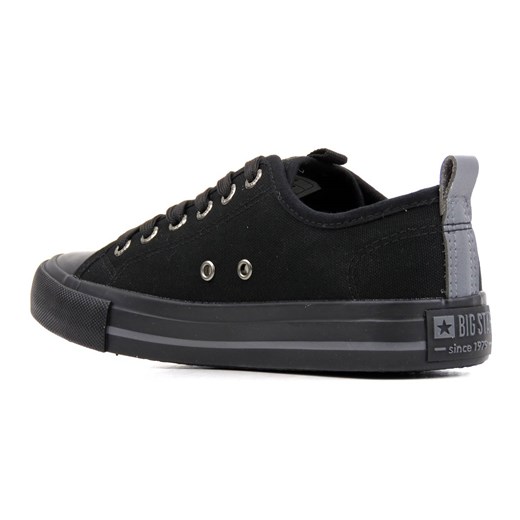 Trampki damskie z gumowym noskiem - BIG STAR JJ274257, czarne 41 ulubioneobuwie