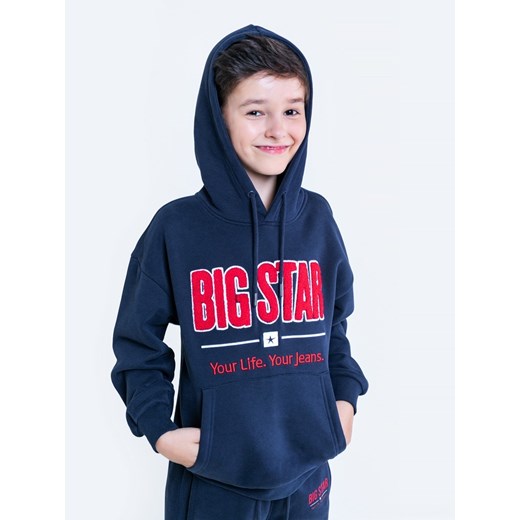 BLUZA CHŁOPIĘCA KANGURKA GRANATOWA BROSDI 403 134 okazja Big Star