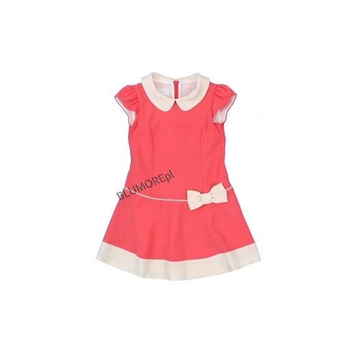 Urzekająca świąteczna suknia dla dziewczynki 116-140 Maura blumore-pl rozowy elastan