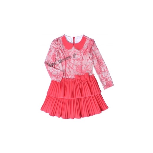 Wyjątkowa sukienka na wesele i święta 110 - 128 Asia blumore-pl rozowy elegancki