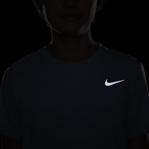 Koszulka treningowa dla dużych dzieci (chłopców) Nike Dri-FIT Miler - Niebieski Nike L Nike poland