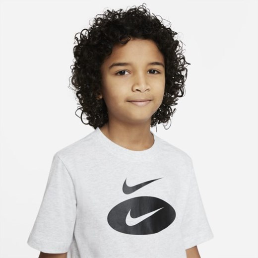 T-shirt dla dużych dzieci (chłopców) Nike Sportswear - Brązowy Nike L Nike poland