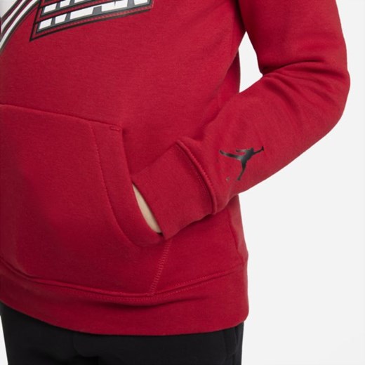 Bluza z kapturem dla małych dzieci Jordan - Czerwony Jordan 36 Nike poland