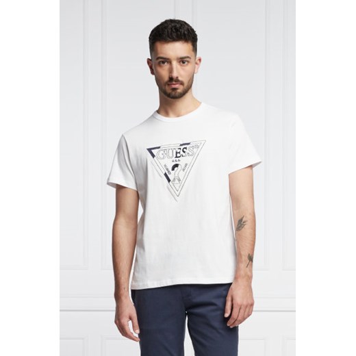 GUESS JEANS T-shirt POSNE | Regular Fit XL wyprzedaż Gomez Fashion Store