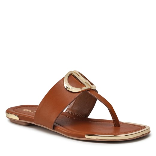 Japonki DKNY - Halcott K4051669 Cognac DCG 39 eobuwie.pl