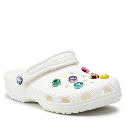 Klapki CROCS - Classic Gem Clog 206724 White Crocs 37.5 eobuwie.pl