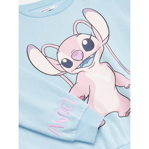 Bluza z nadrukiem Lilo & Stitch - Niebieski House M House
